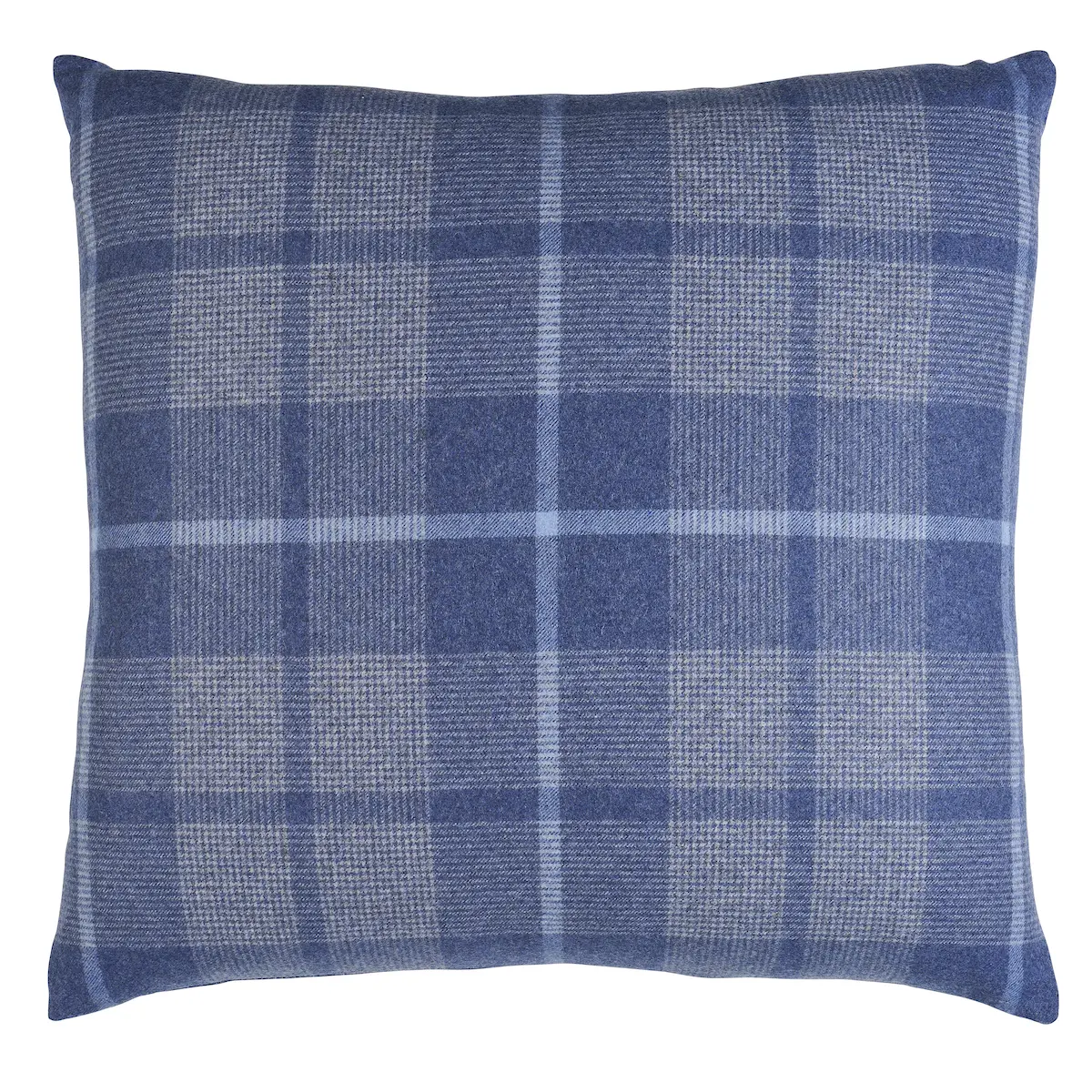 Montana Wool Plaid Pillow_ SLATE