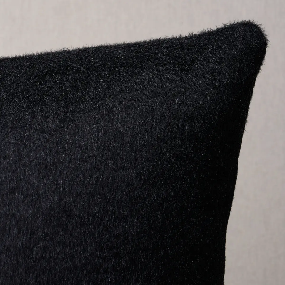 Dixon Mohair Pillow_ CARBON