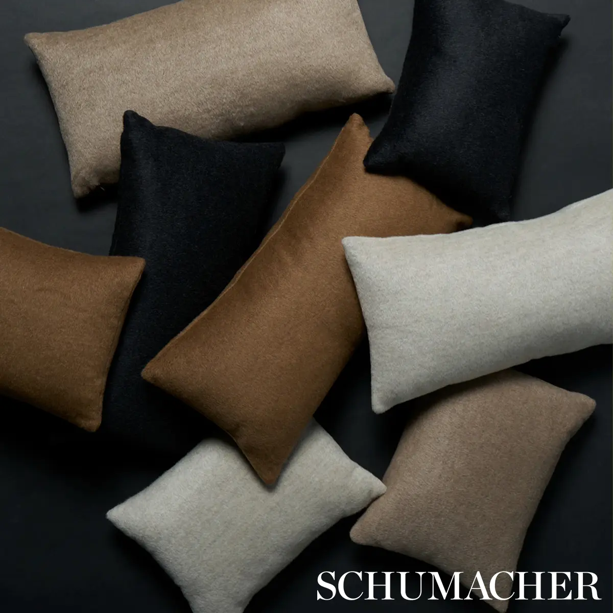 Dixon Mohair Pillow_ CARBON