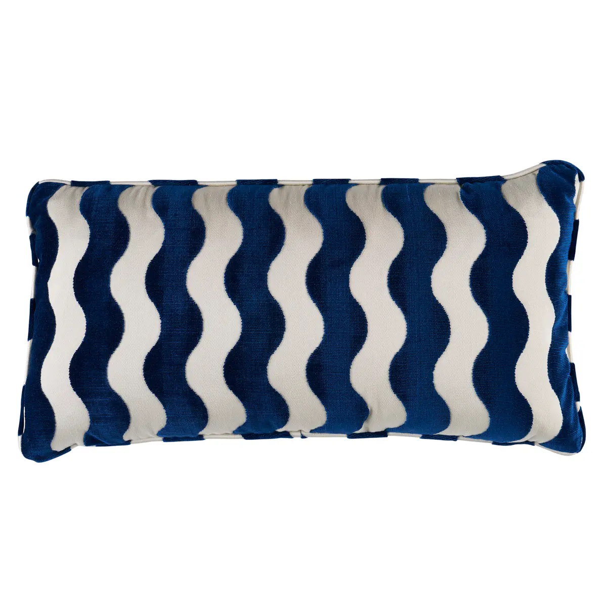 The Wave Pillow_ NAVY