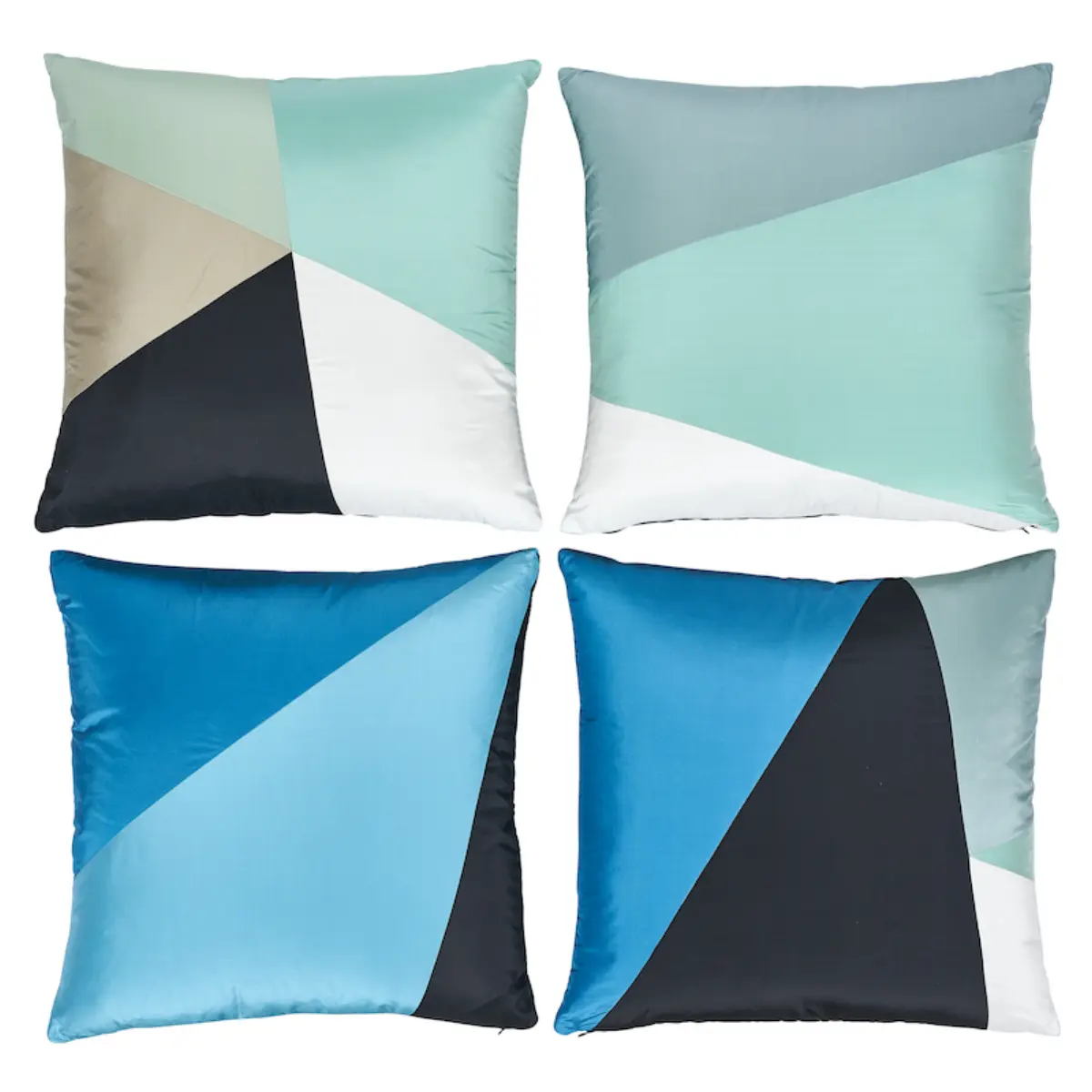 Cubist Pillow_ PEACOCK
