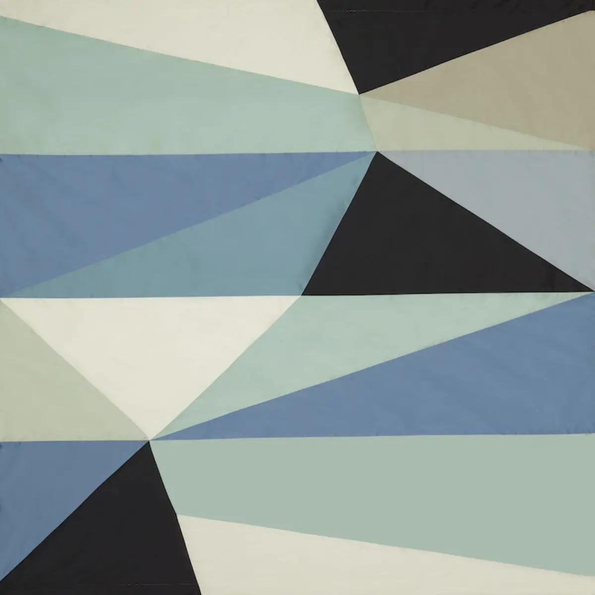 Cubist Pillow_ PEACOCK