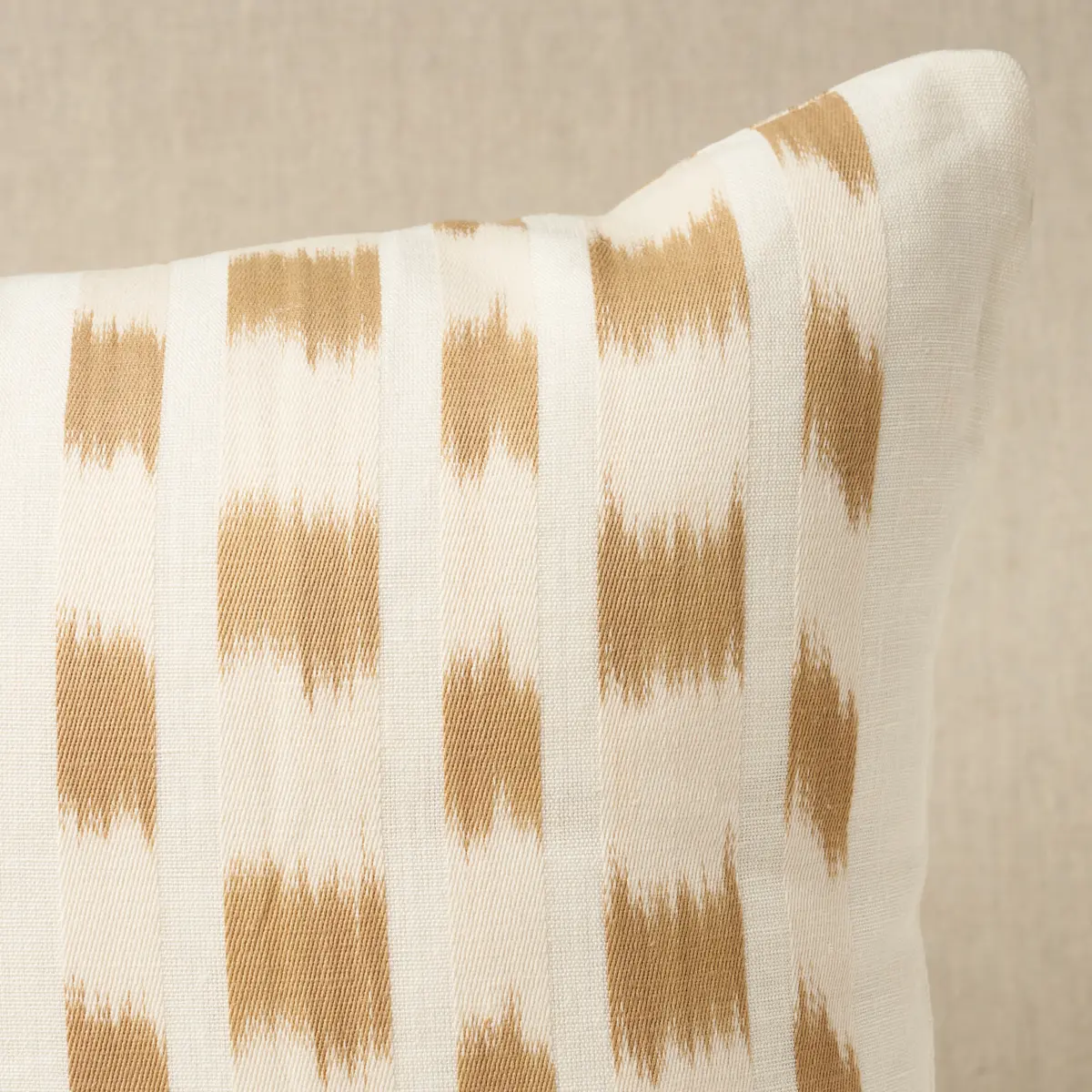Izmir Ikat Stripe Pillow_ SAND