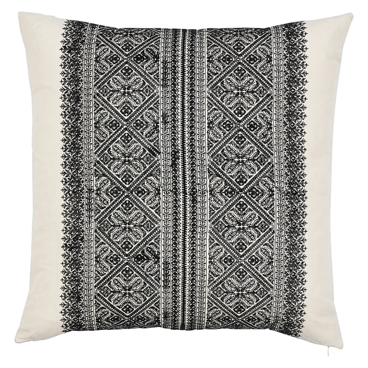 Toledo Embroidery Pillow_ NOIR