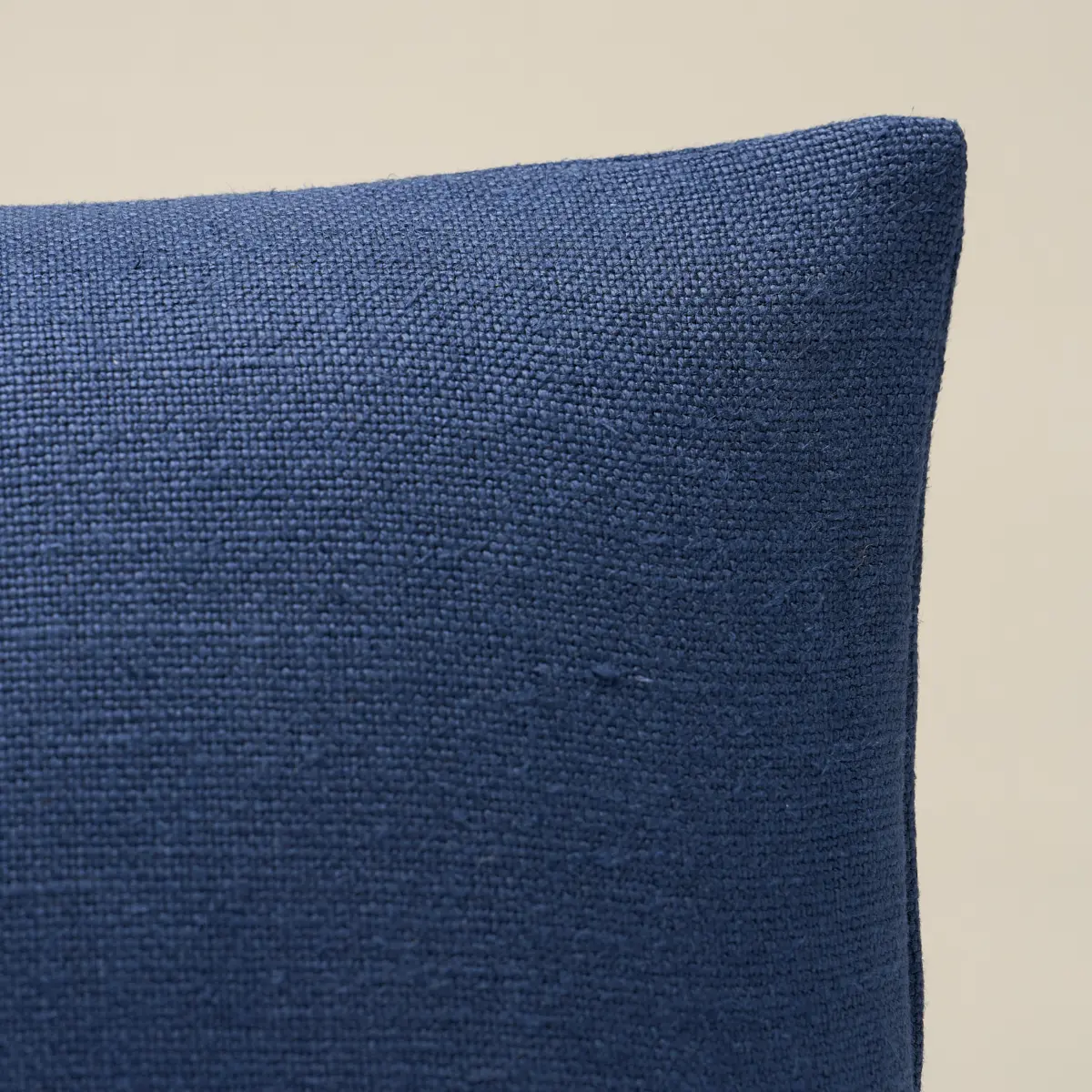 Piet Performance Linen Pillow_ INDIGO