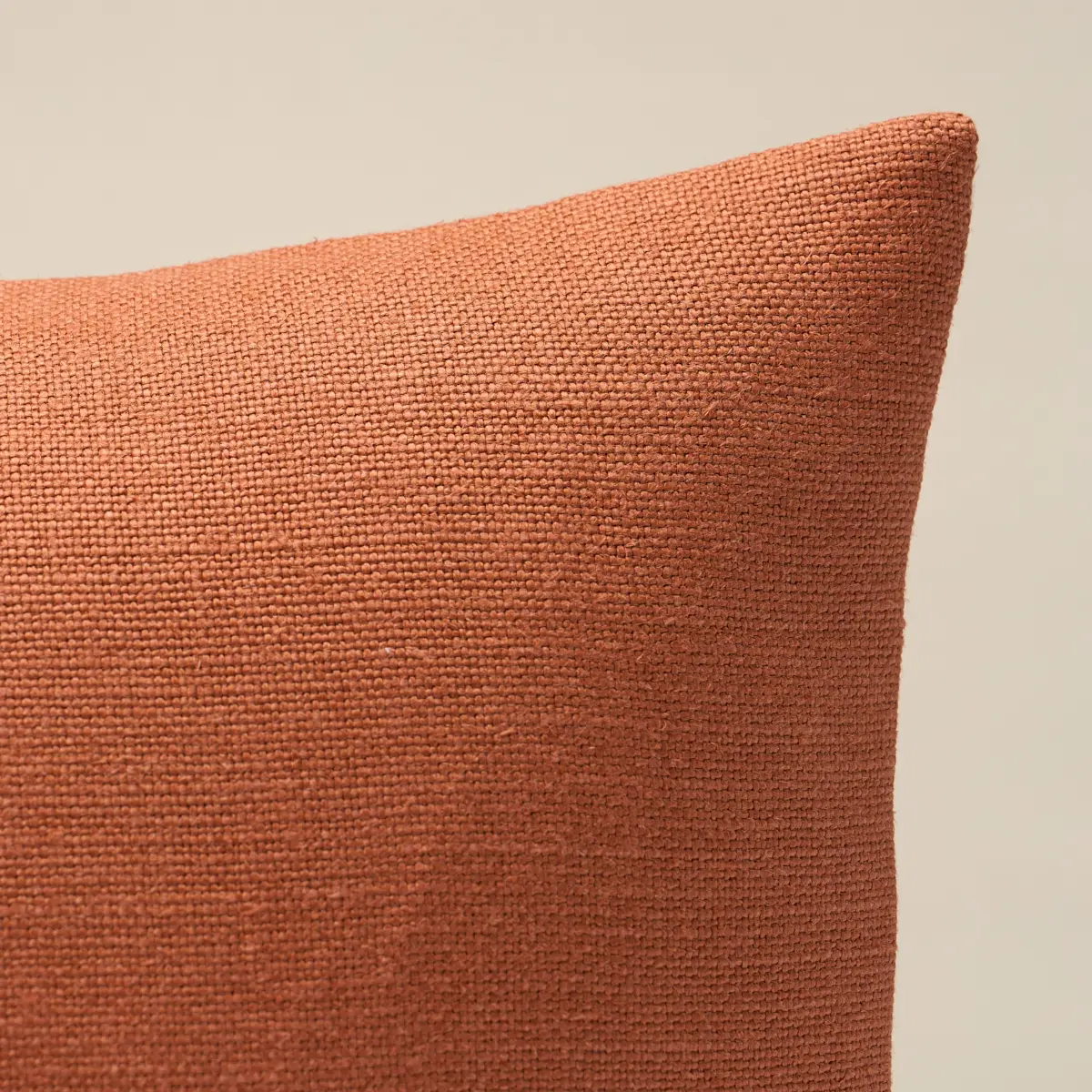 Piet Performance Linen Pillow_ GINGER