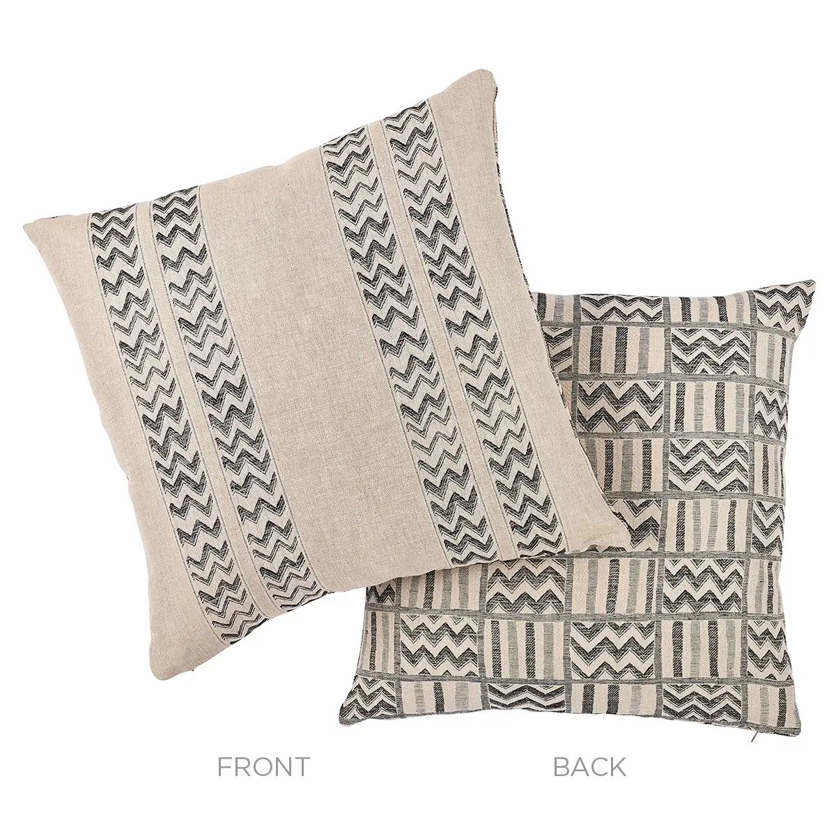 Kudu Stripe + Kudu Pillow_ BLACK