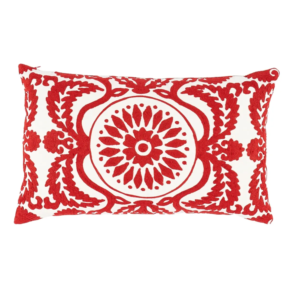 Castanet Embroidery Pillow_ RED