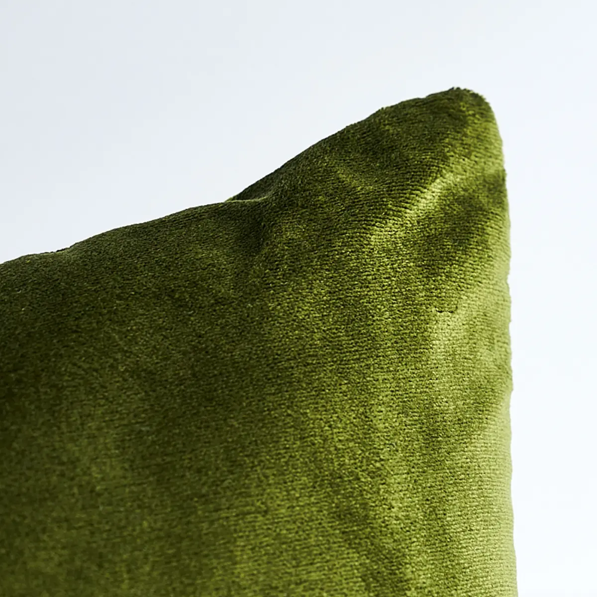 Venetian Silk Velvet Pillow_ MOSS