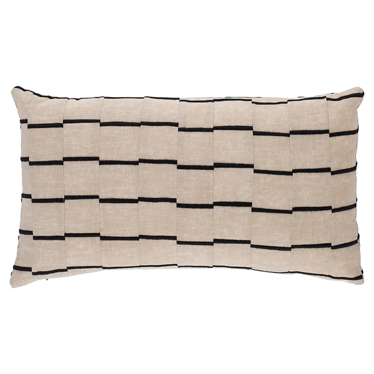 Lines Pillow_ BLACK