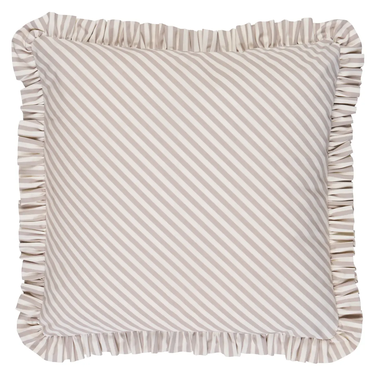 Brigitte Stripe Pillow_ TAUPE