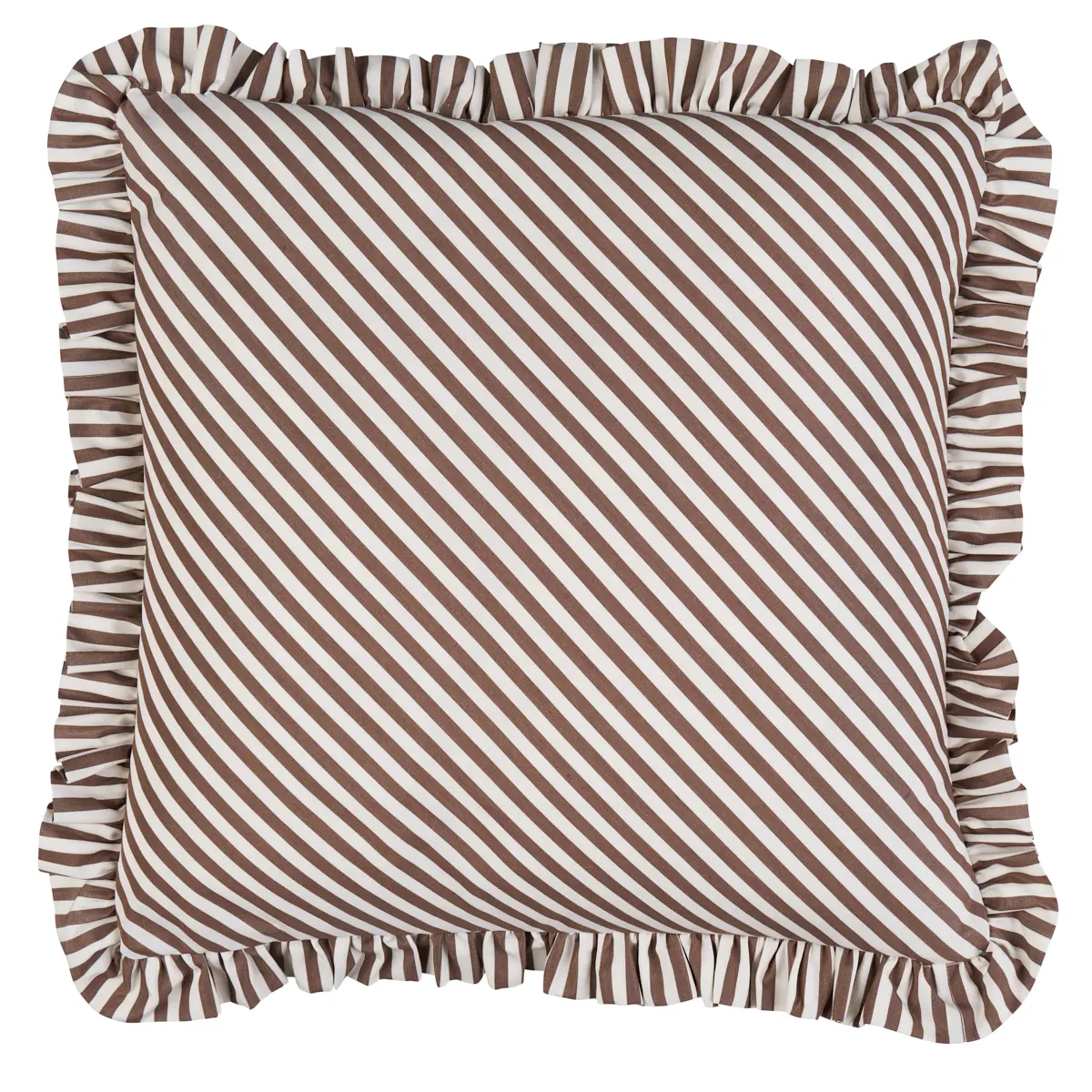 Brigitte Stripe Pillow_ BROWN