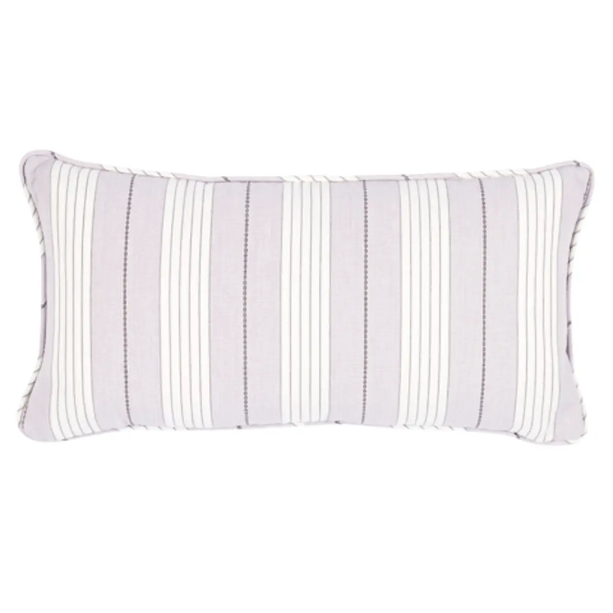 Audrey Stripe Pillow_ LILAC