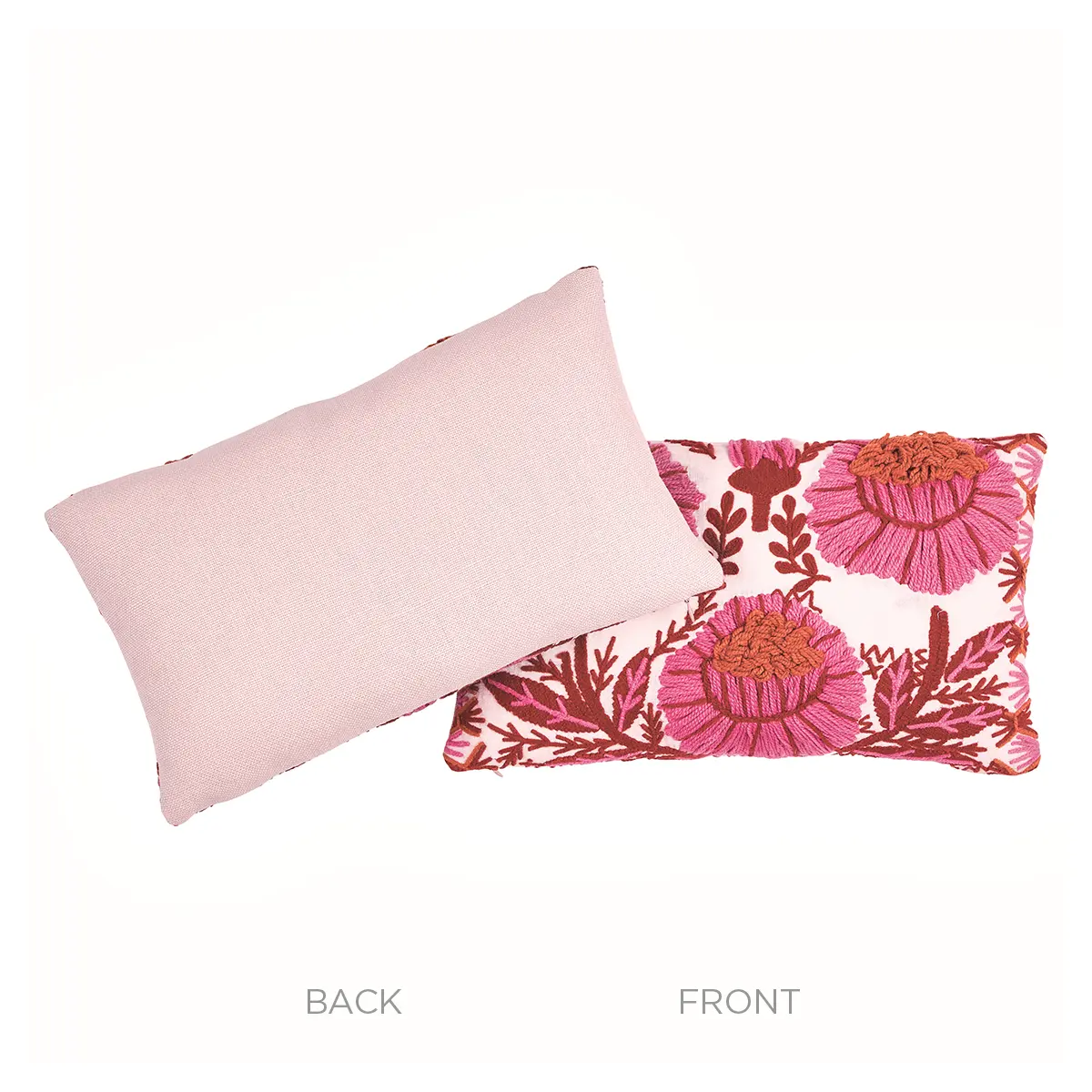 Marguerite Embroidery Pillow B_ BLOSSOM