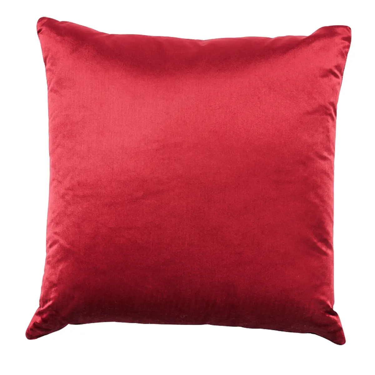 Performance Silk Velvet Pillow_ MERLOT