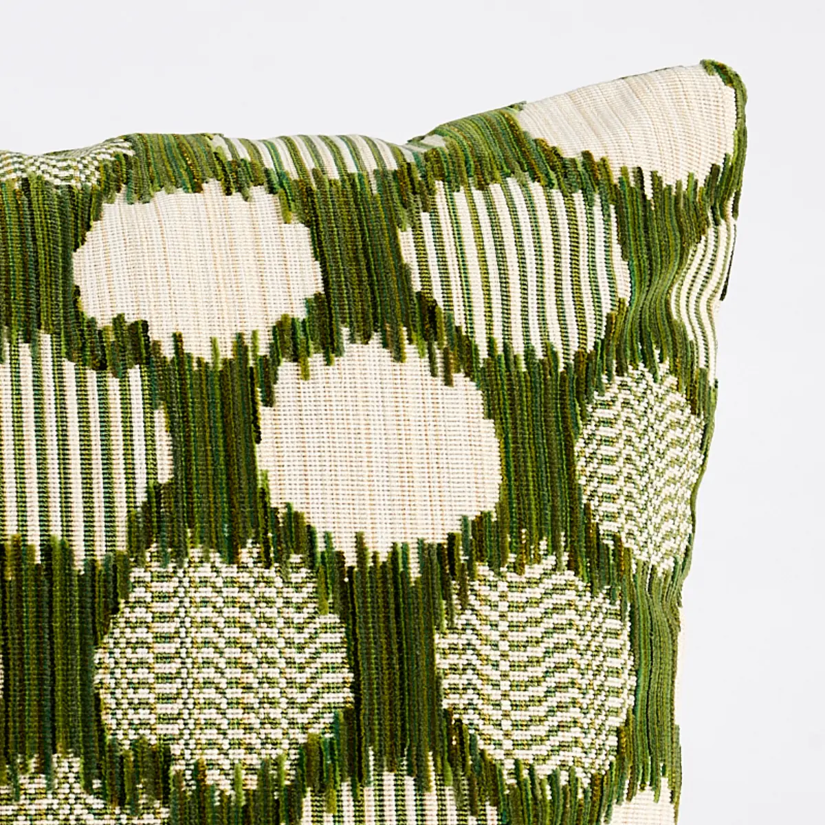 Cirque Velvet Pillow_ GREEN