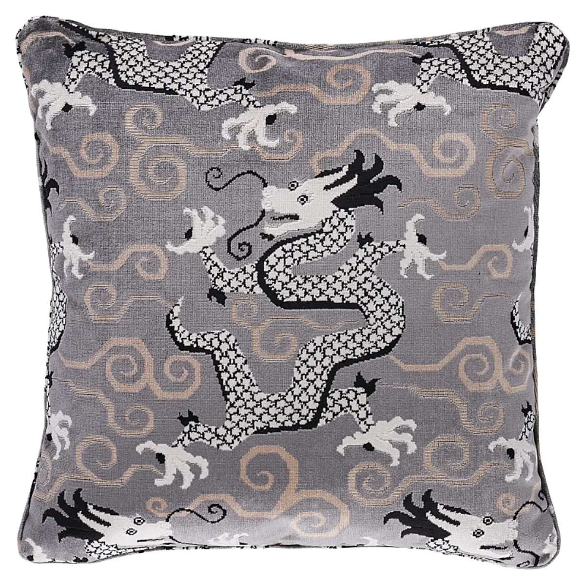 Bixi Velvet Pillow_ SILVER