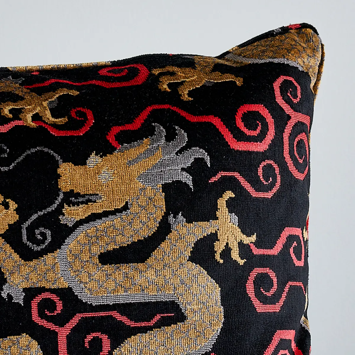 Bixi Velvet Pillow_ ONYX