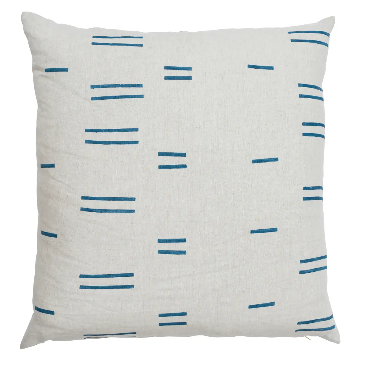 Oaxaca Pillow_ NAVY ON NATURAL