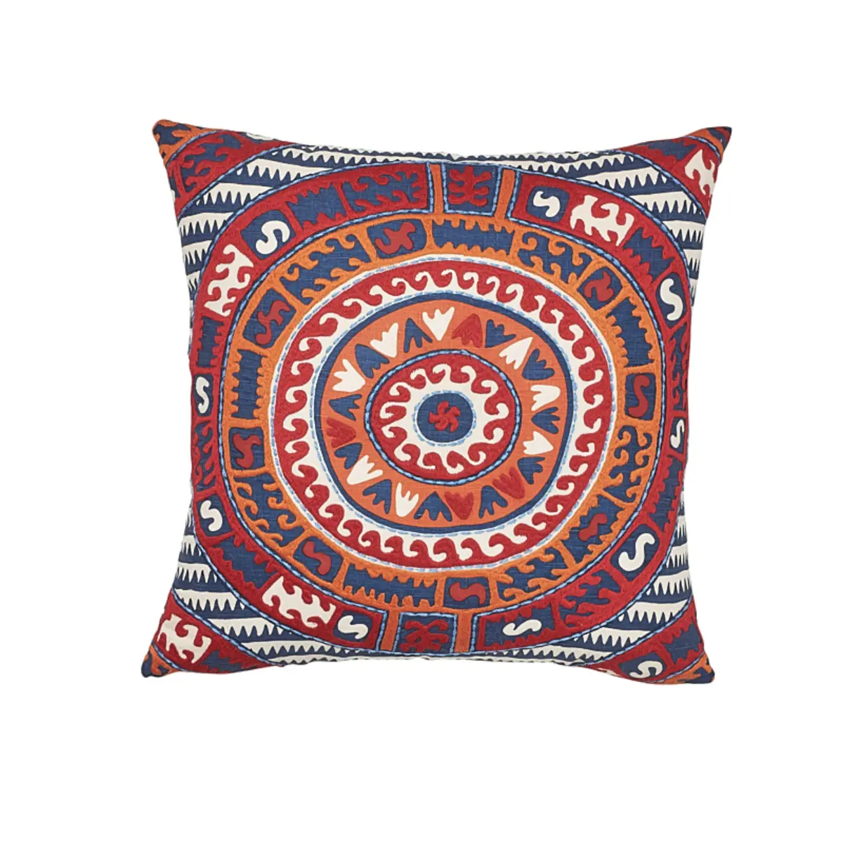 Corfu Pillow_ NAVY MULTI