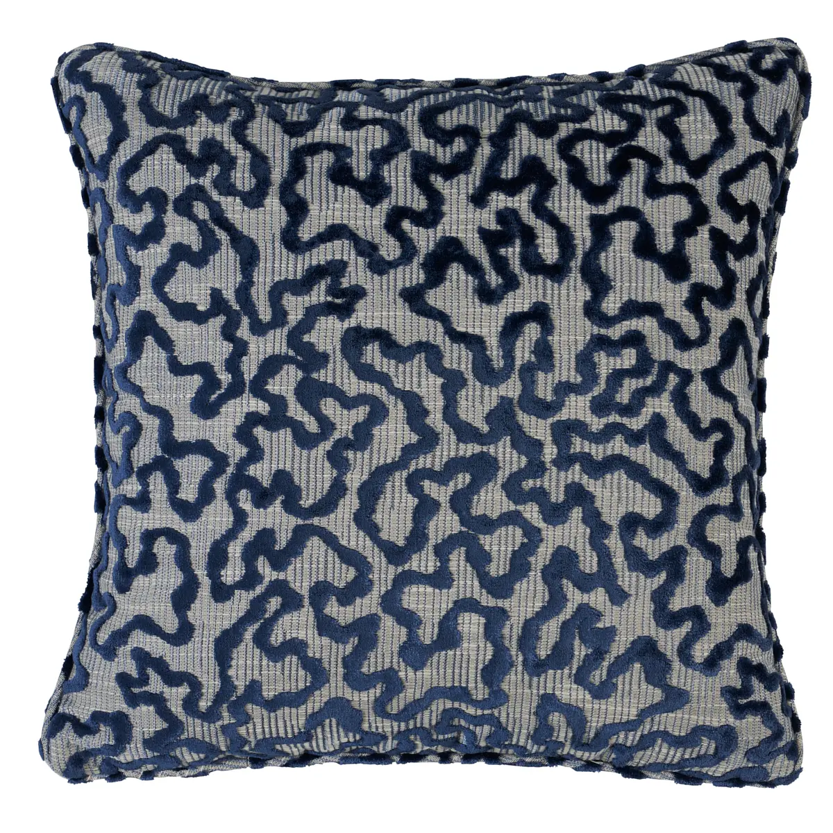 Janis Velvet Pillow_ BLUE