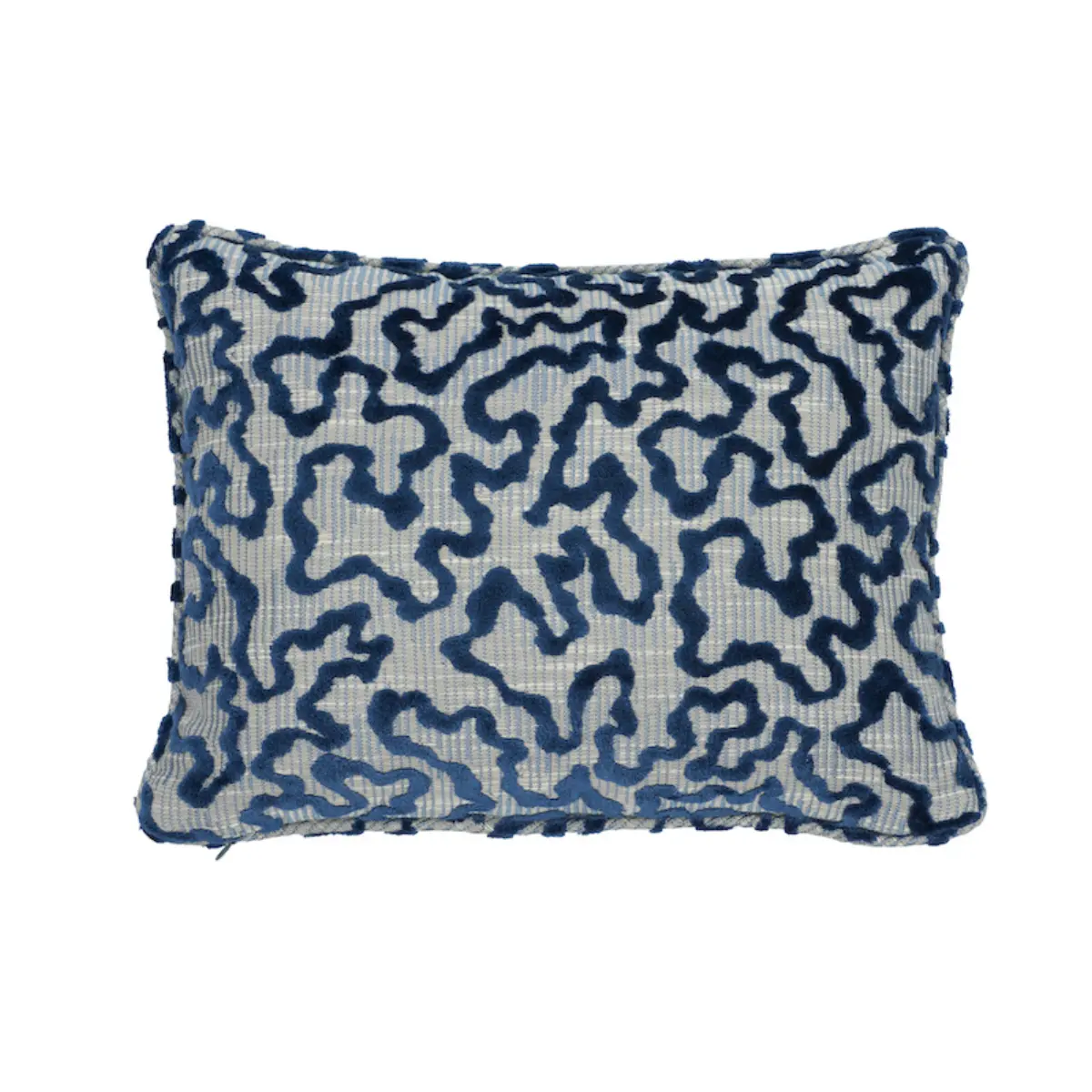 Janis Velvet Pillow_ BLUE