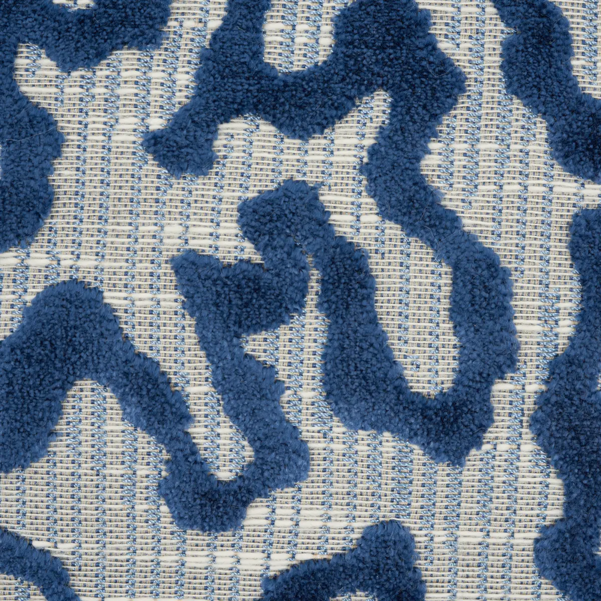 Janis Velvet Pillow_ BLUE