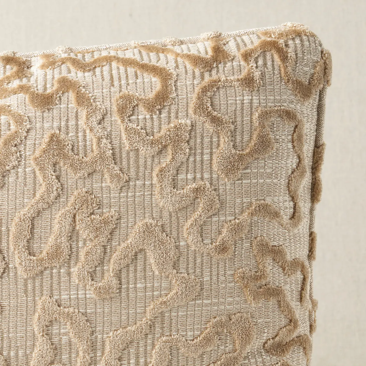 Janis Velvet Pillow_ CHAMPAGNE