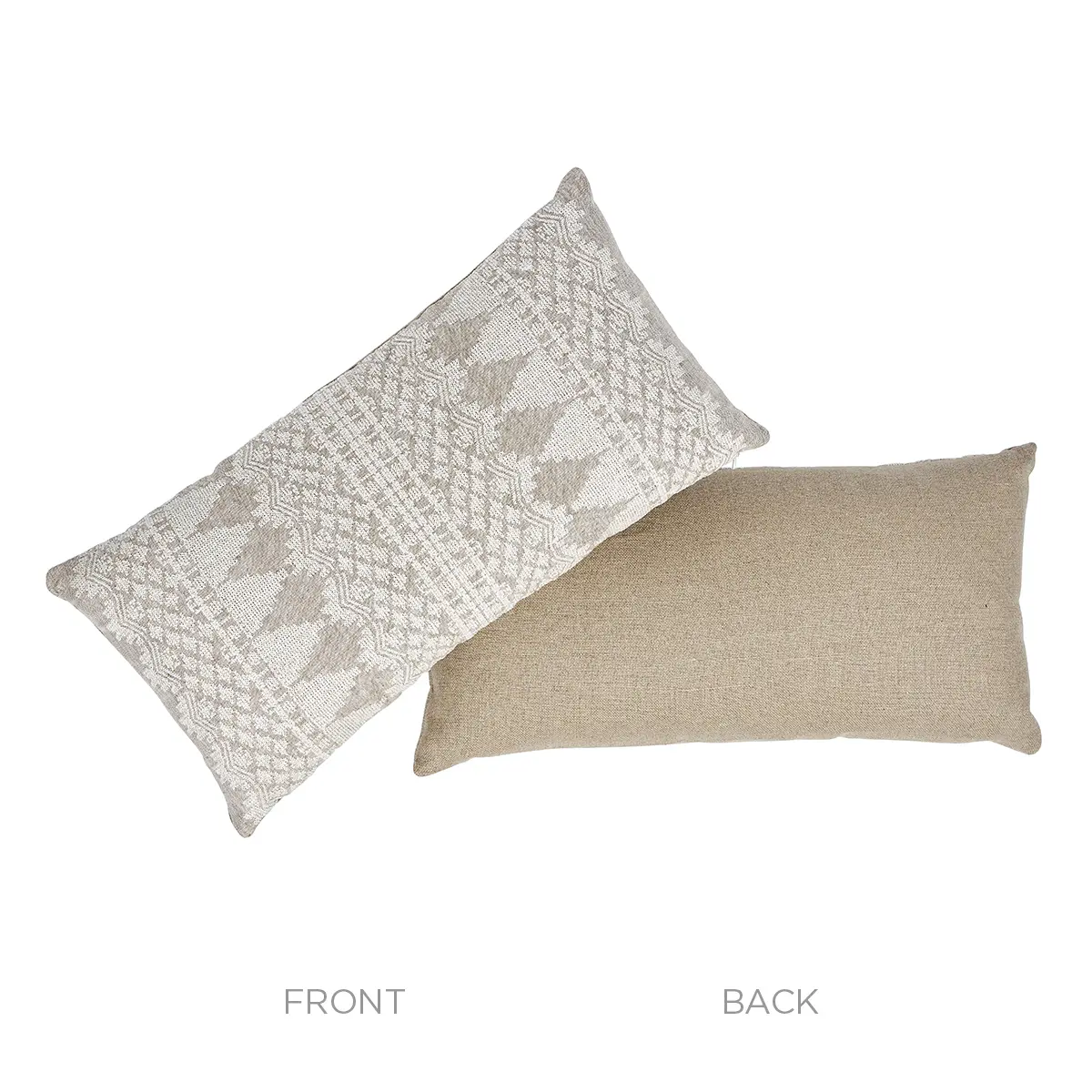 Wentworth Embroidery Pillow_ NATURAL
