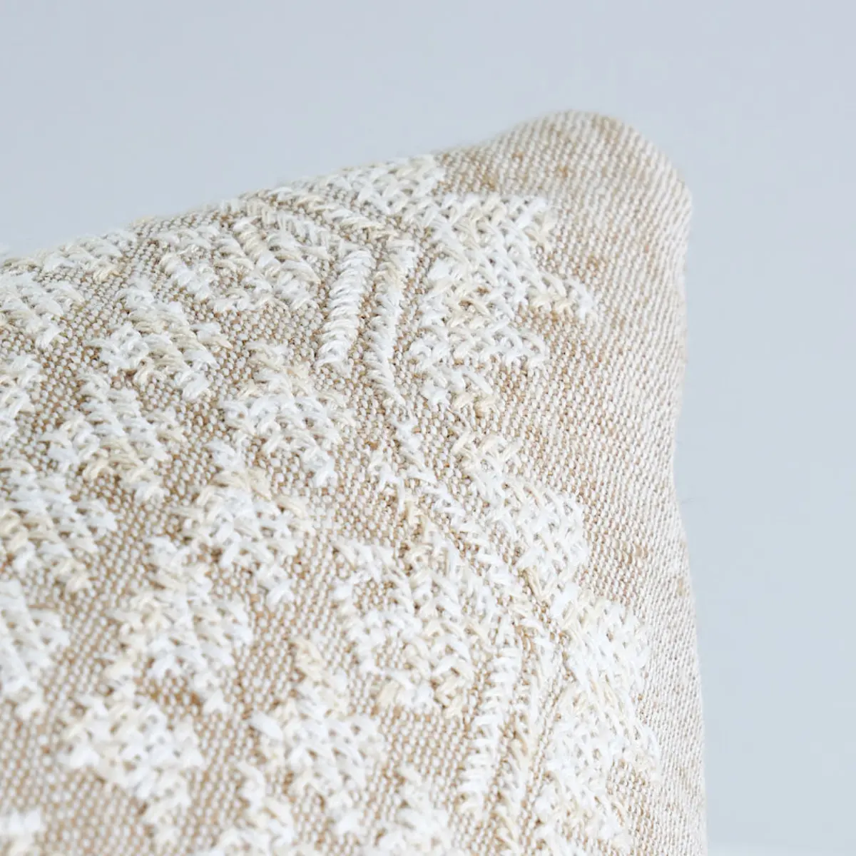 Wentworth Embroidery Pillow_ NATURAL