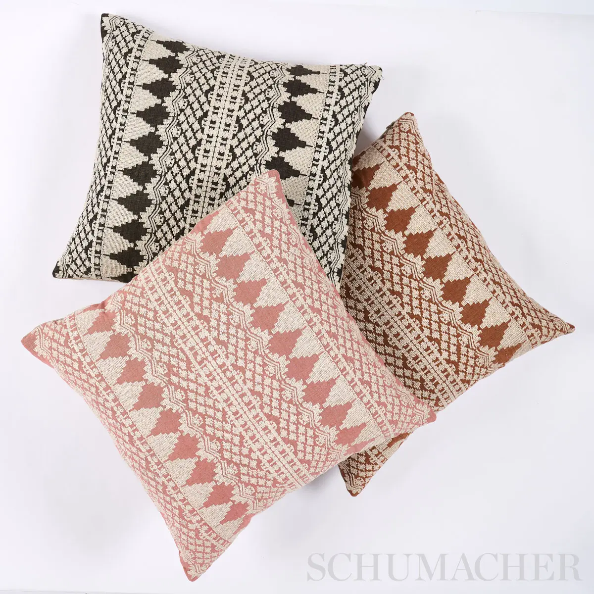 Wentworth Embroidery Pillow_ ROSE