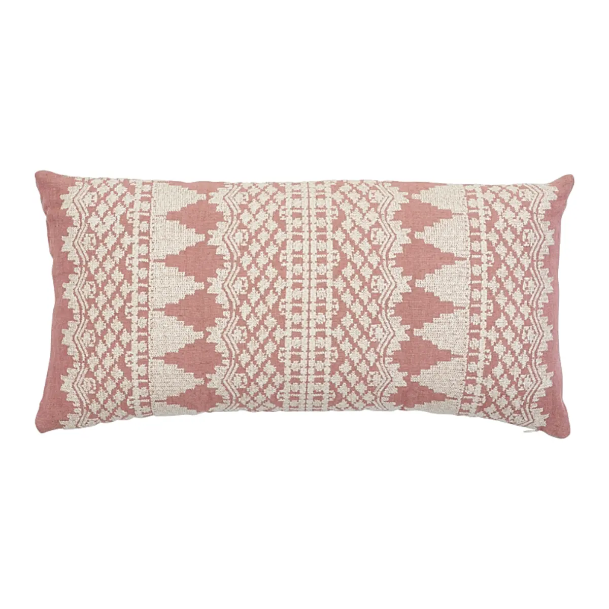 Wentworth Embroidery Pillow_ ROSE