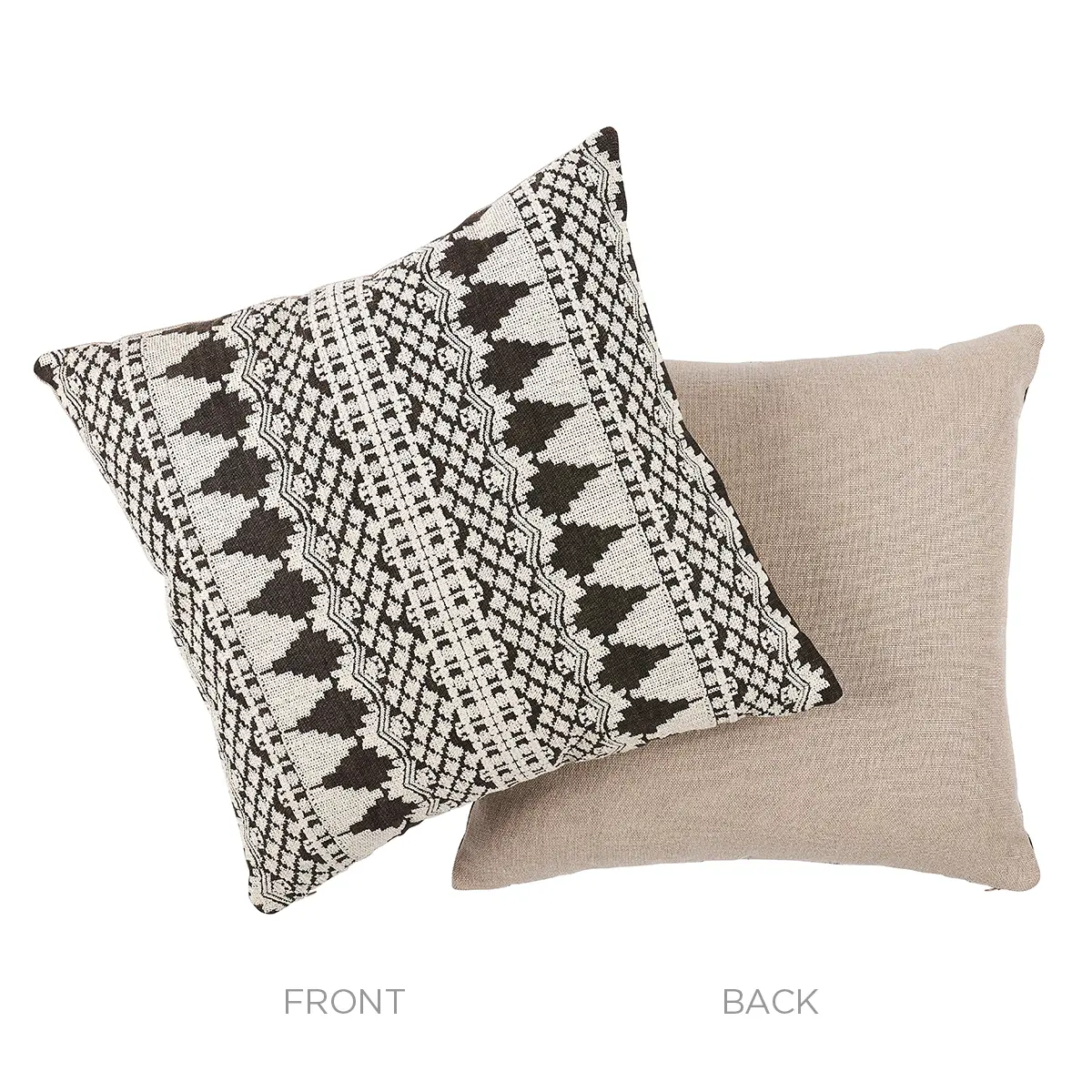 Wentworth Embroidery Pillow_ CARBON