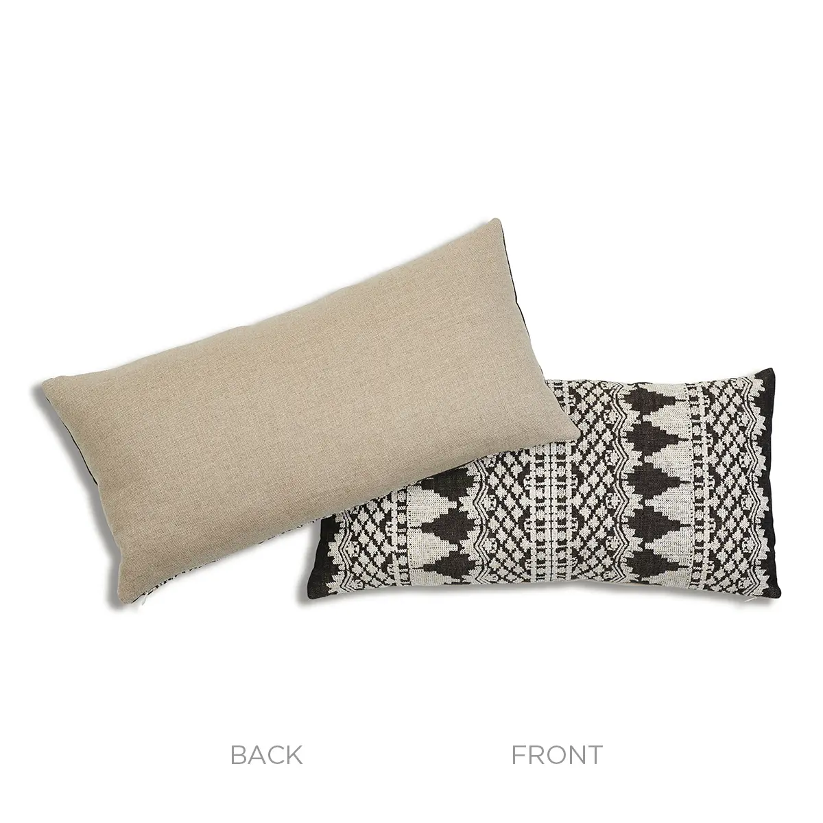 Wentworth Embroidery Pillow_ CARBON