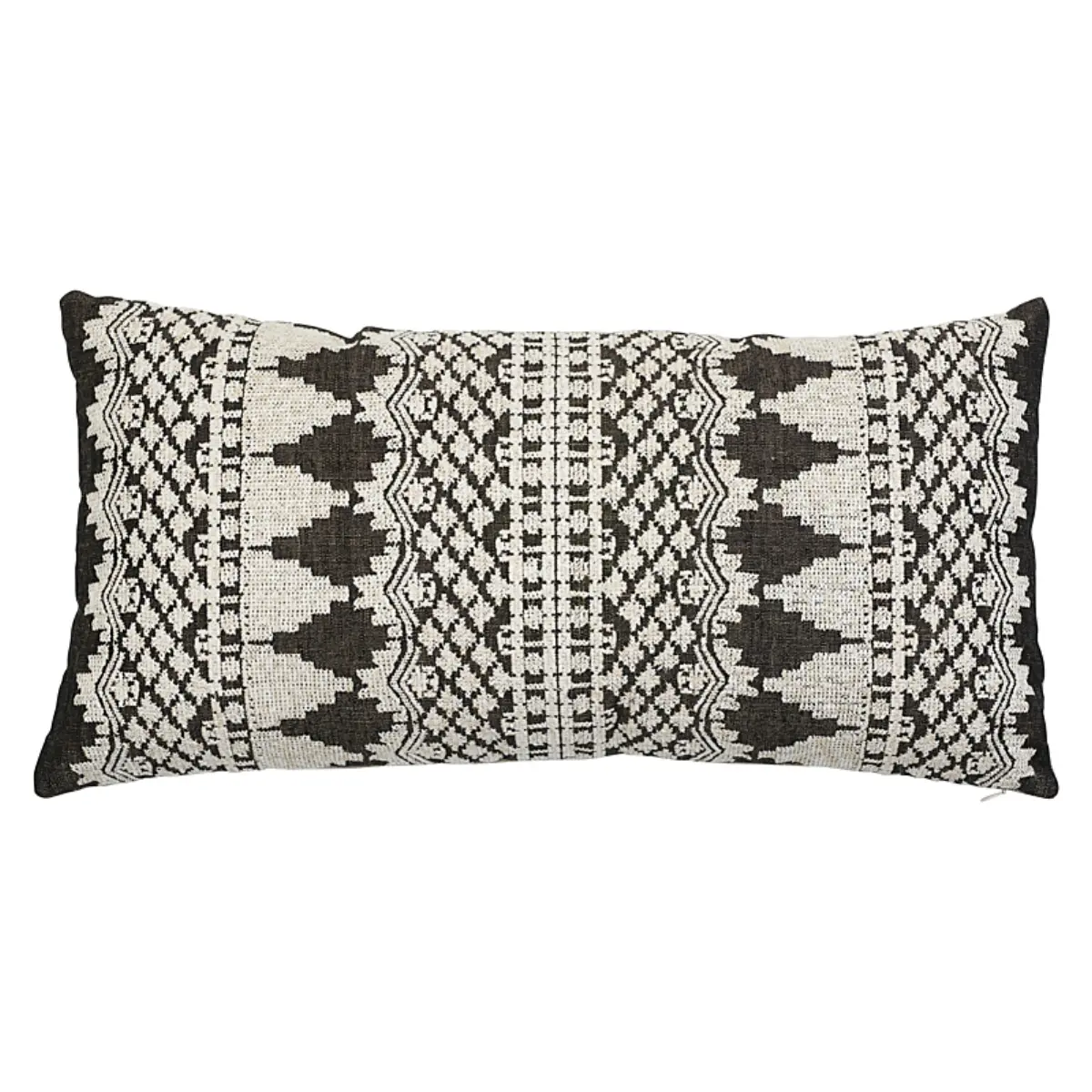 Wentworth Embroidery Pillow_ CARBON