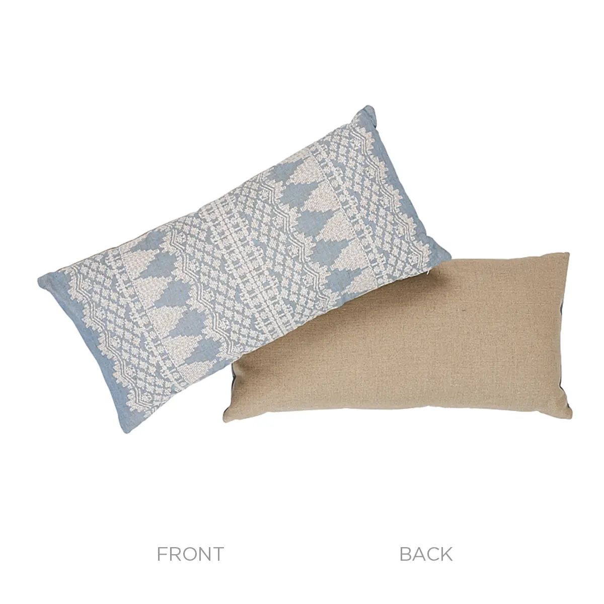 Wentworth Embroidery Pillow_ CHAMBRAY