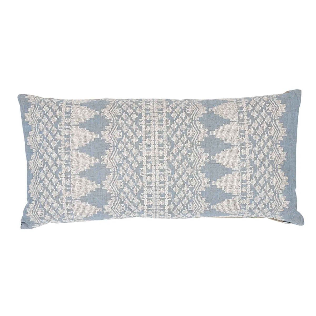 Wentworth Embroidery Pillow_ CHAMBRAY