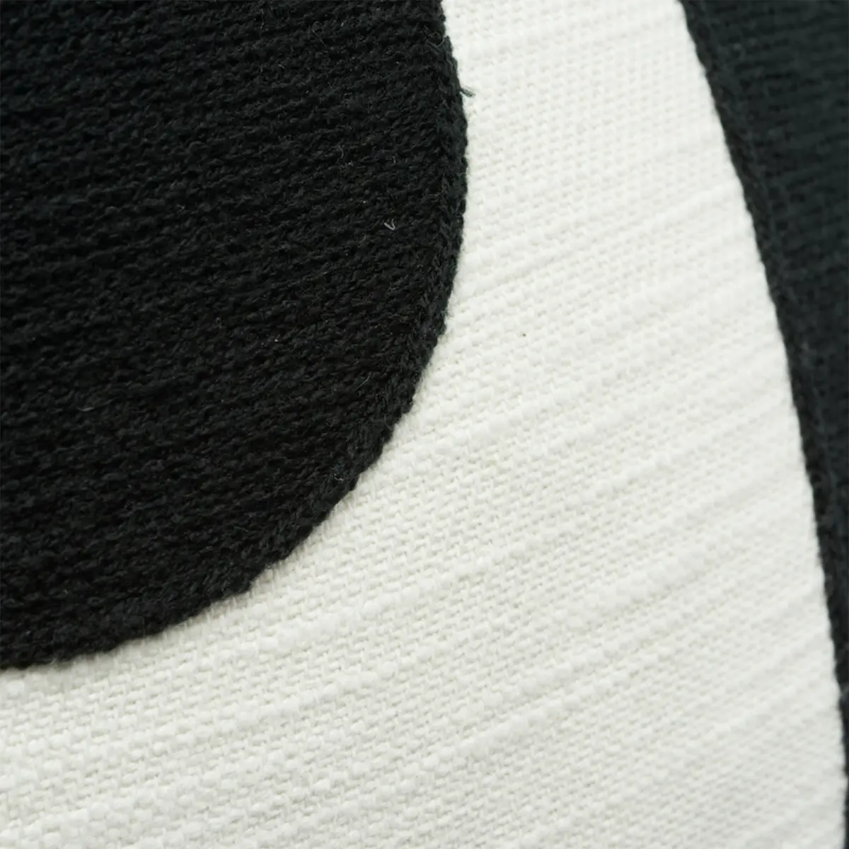 Binary Embroidery Pillow_ BLACK