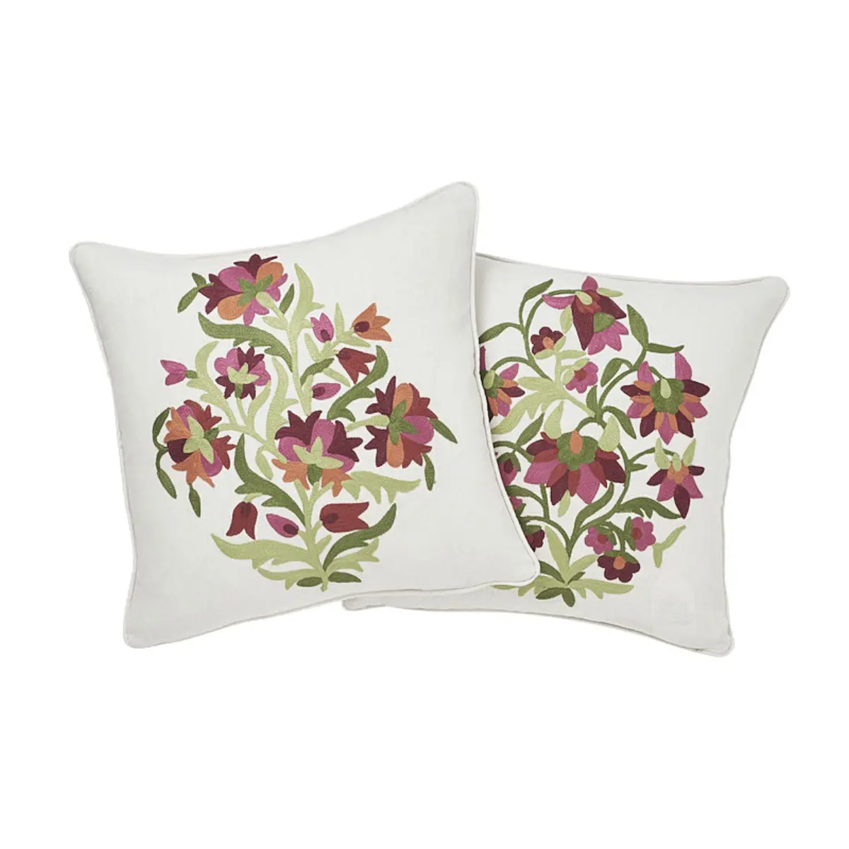 Antalya Medallian Pillow Pair_ GARNET
