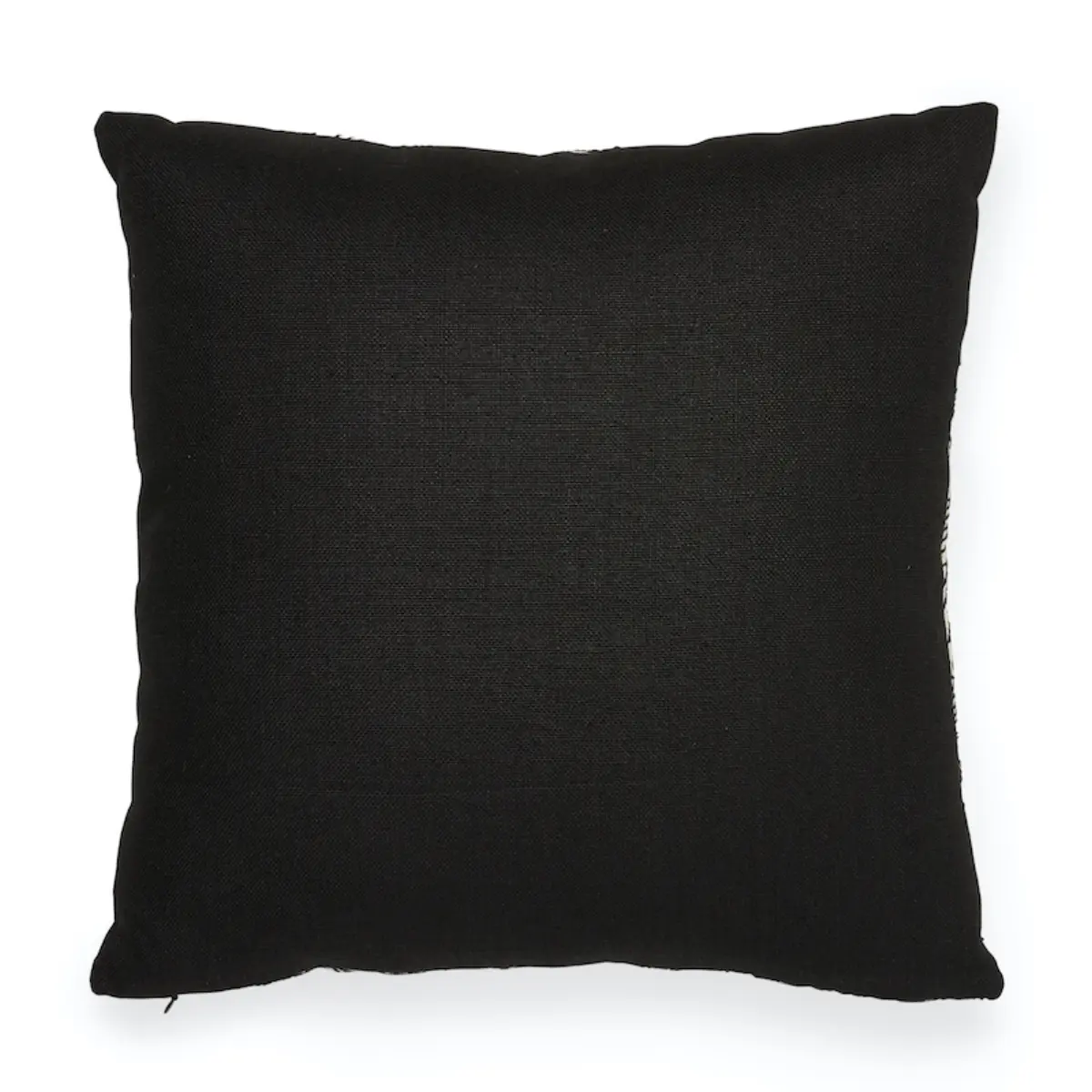 Hendrix Embroidery Pillow_ BLACK