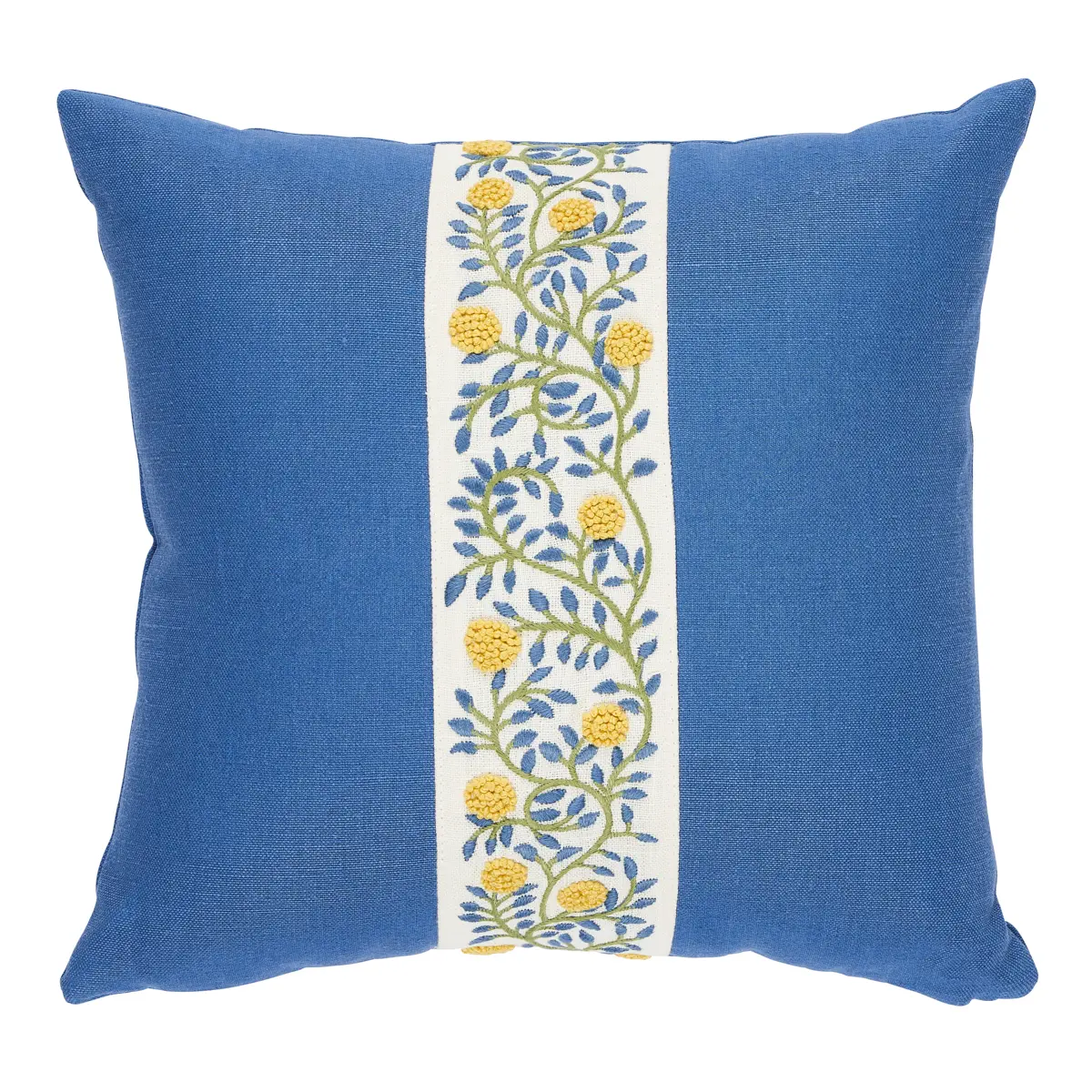 Ashoka Pillow_ CITRON & BLUE