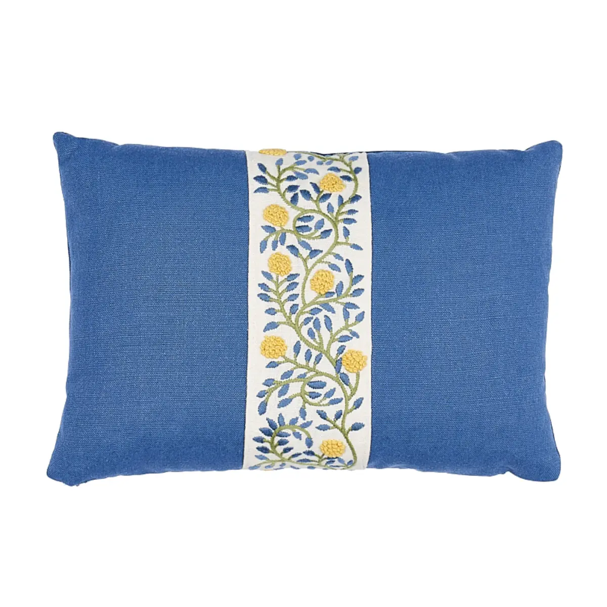 Ashoka Pillow_ CITRON & BLUE