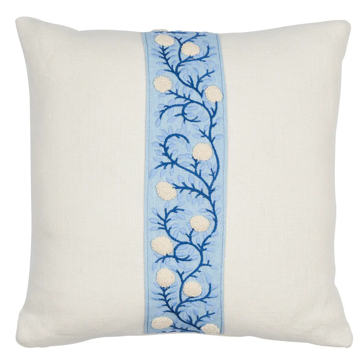 Ashoka Pillow_ IVORY & BLUE