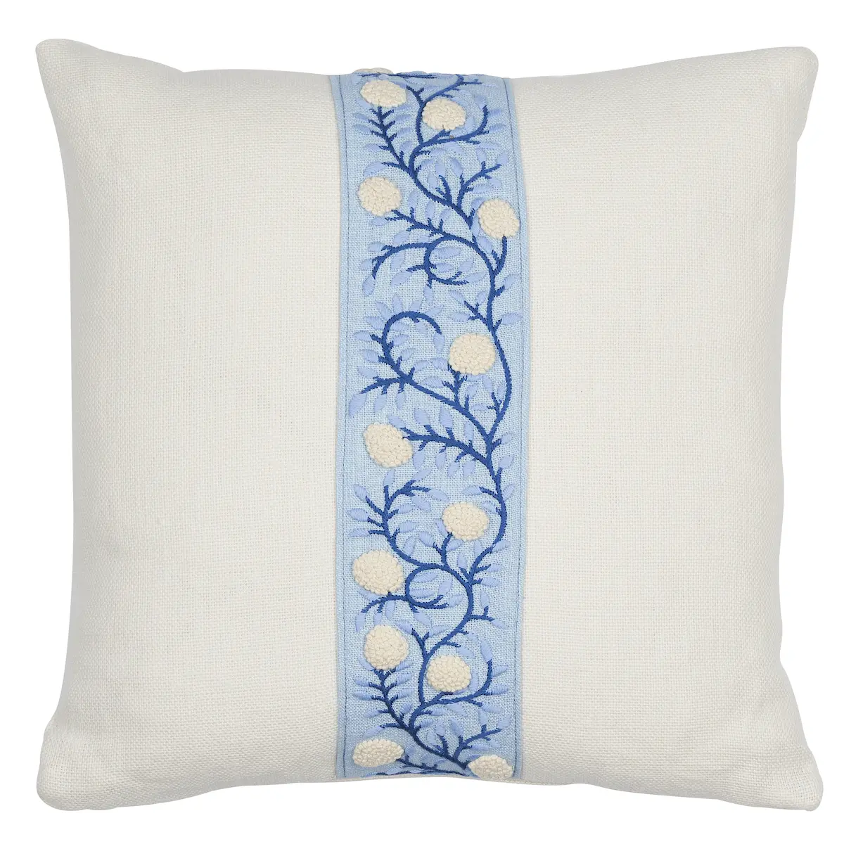 Ashoka Pillow_ IVORY & BLUE