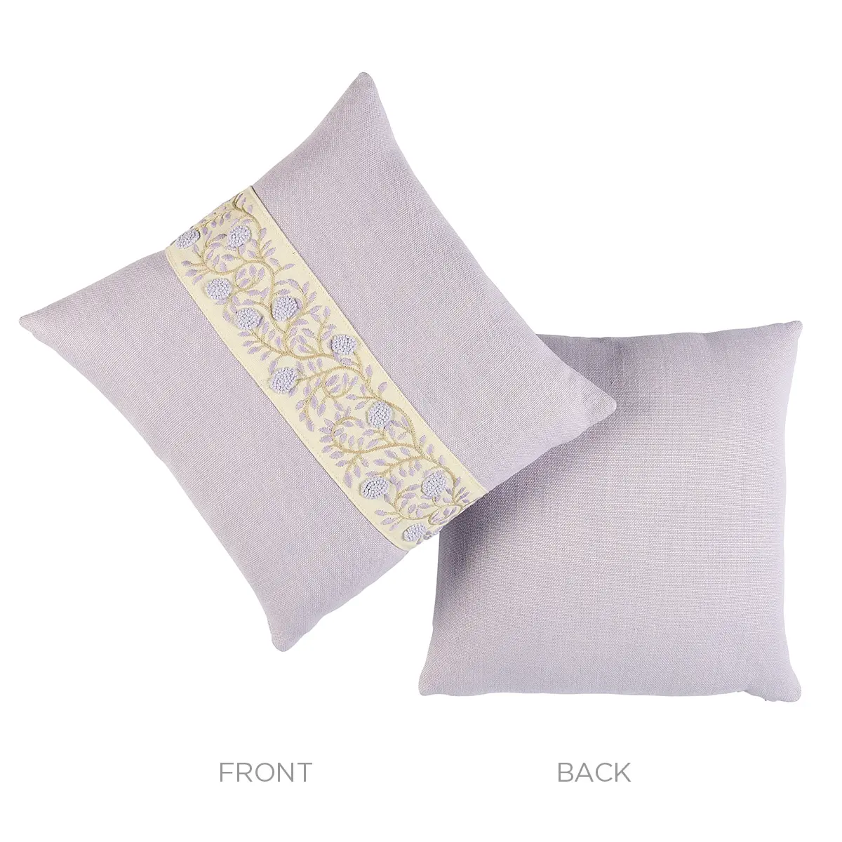 Ashoka Pillow_ LILAC & CREAM