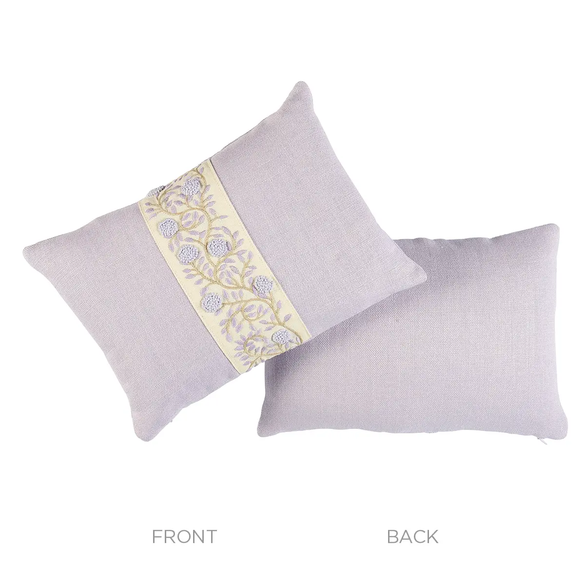 Ashoka Pillow_ LILAC & CREAM