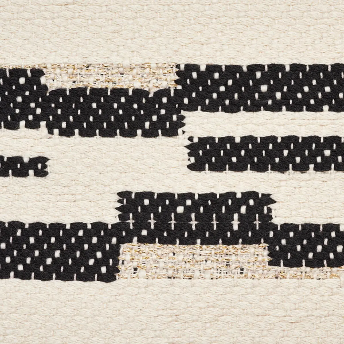 Sambar Pillow_ BLACK & GOLD