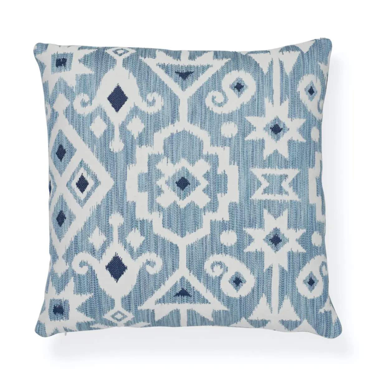 Crusoe Ikat Pillow_ SKY