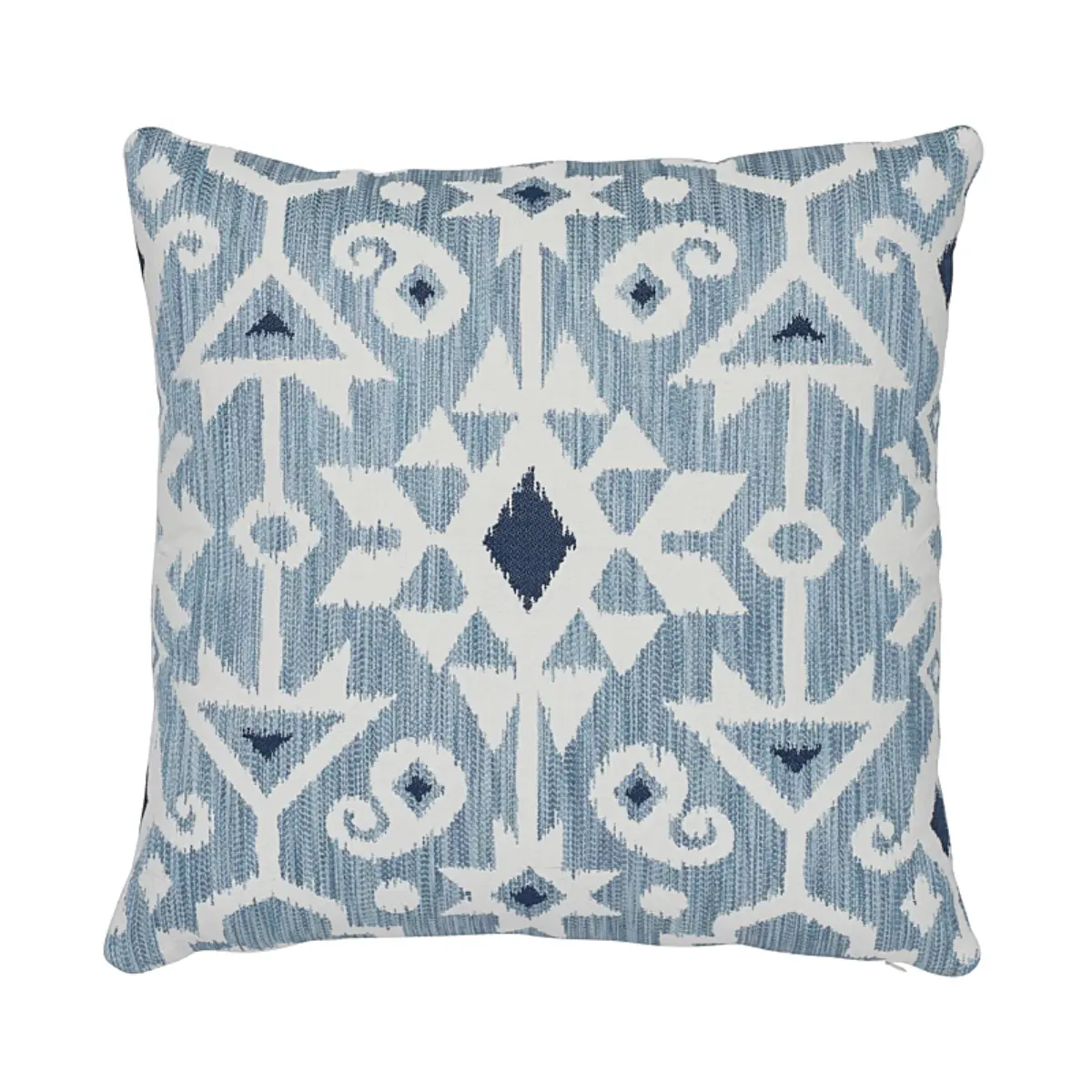 Crusoe Ikat Pillow_ SKY