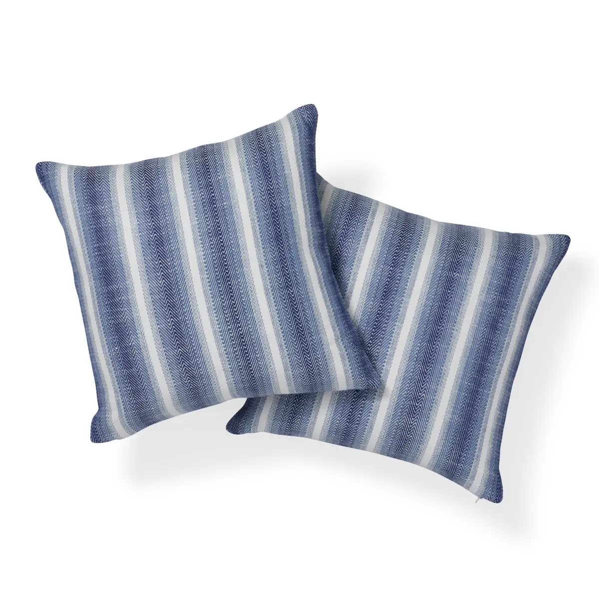 Colada Stripe Pillow_ BLUE & WHITE